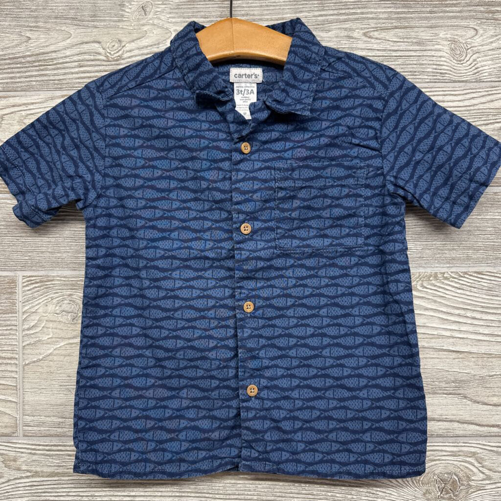 SS Button Up Shirt Fish