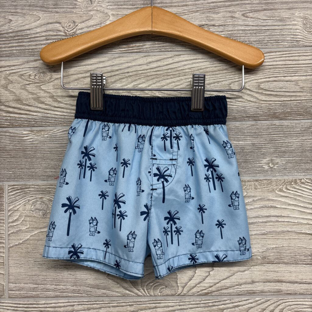 Swim Trunks Character & Palm Trees