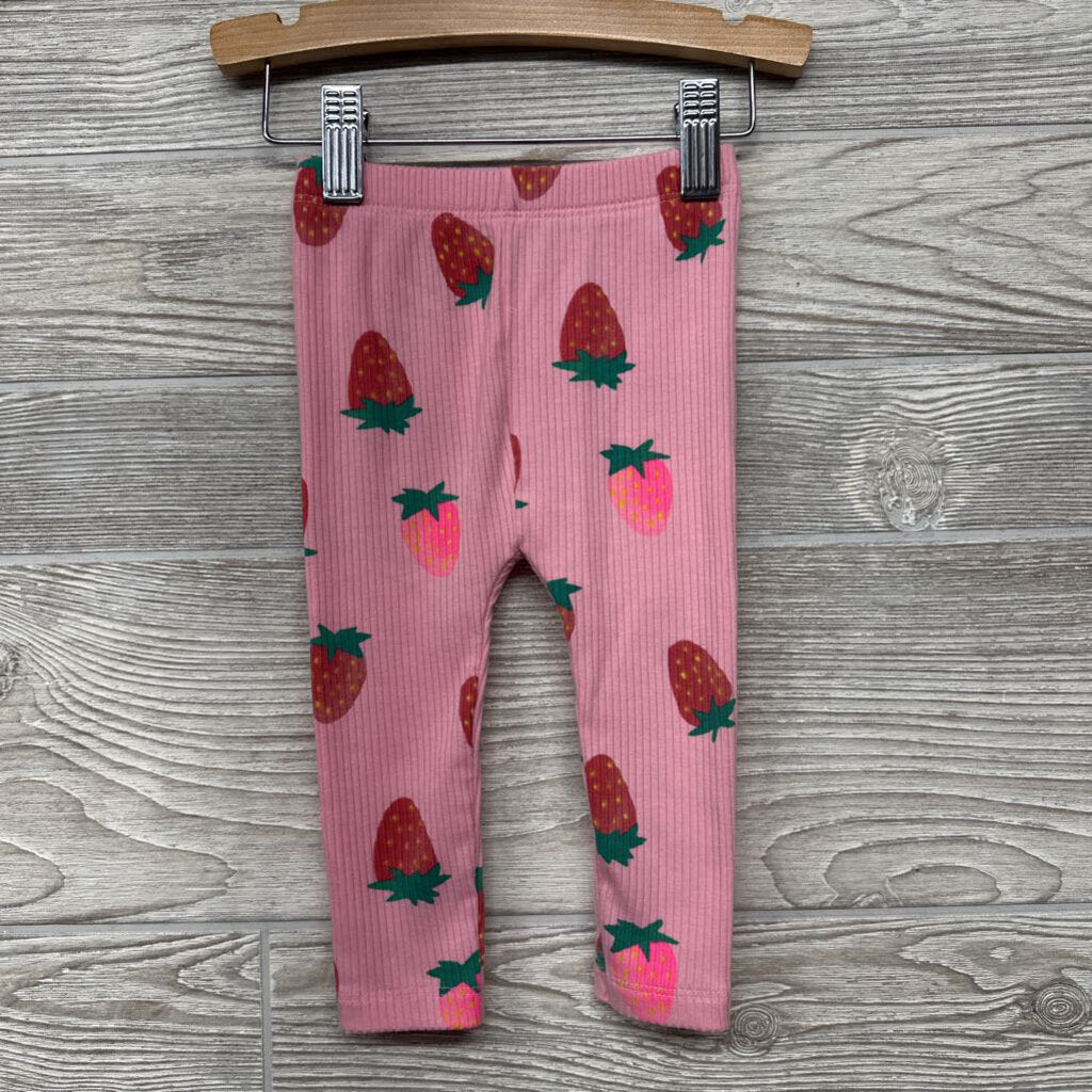 Ribbed Leggings Strawberries