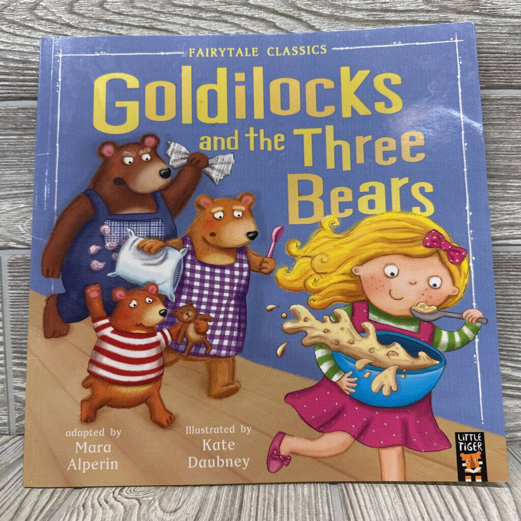 Little Tiger Goldilocks And The Three Bears Paperback Book
