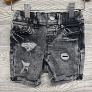 Distressed Denim Shorts