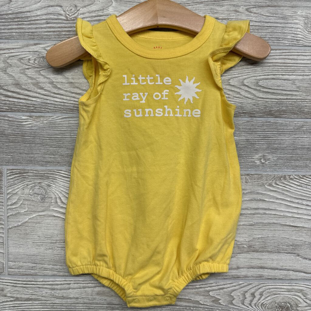 Flutter Sleeve Romper Little Ray Of Sunshine