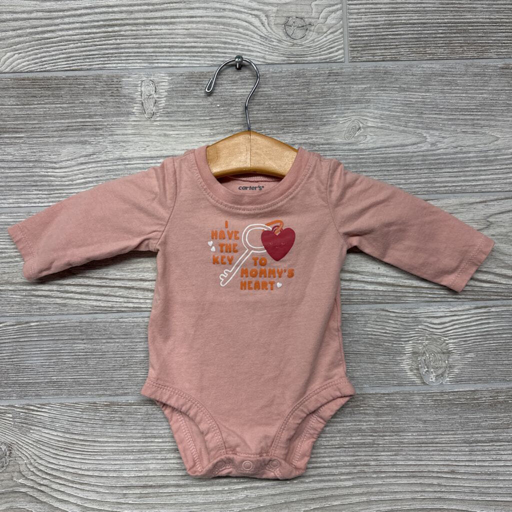 LS Bodysuit I Have The Key To Mommy's Heart