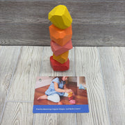 Solid Wood Stacking Boulders