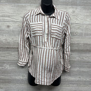 Blouse Stripes W/ Belt