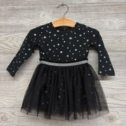 2 Pc Dress Tulle Metallic Stars