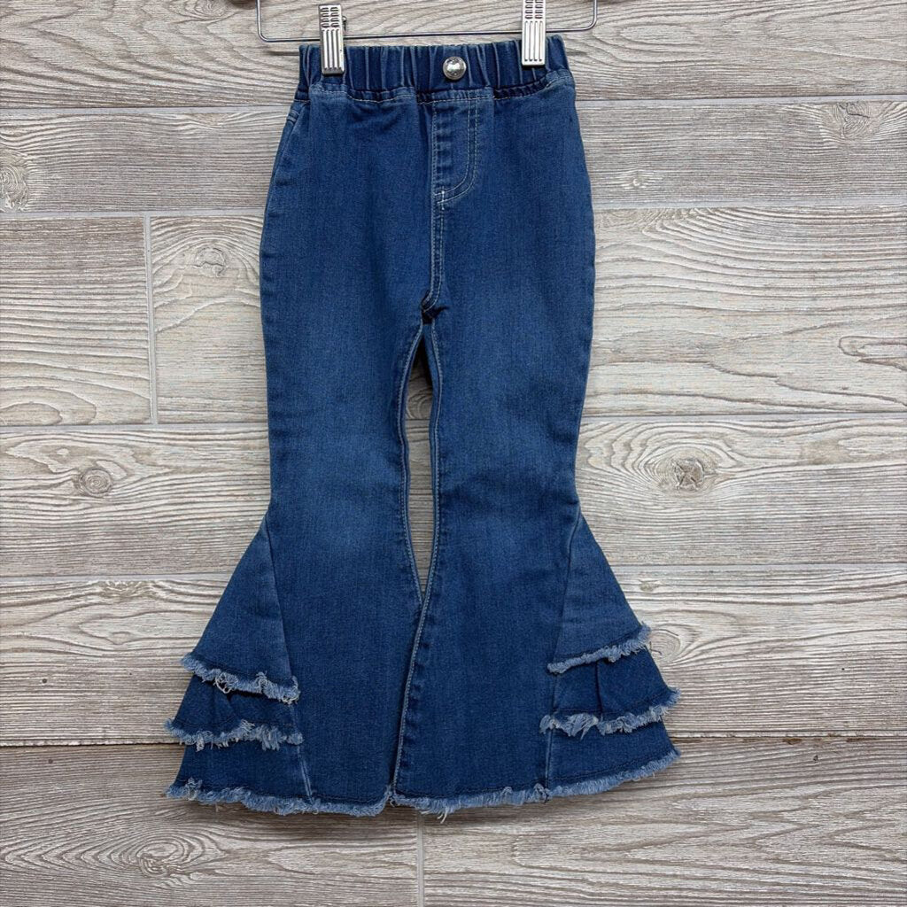 Flare Jeans Frayed