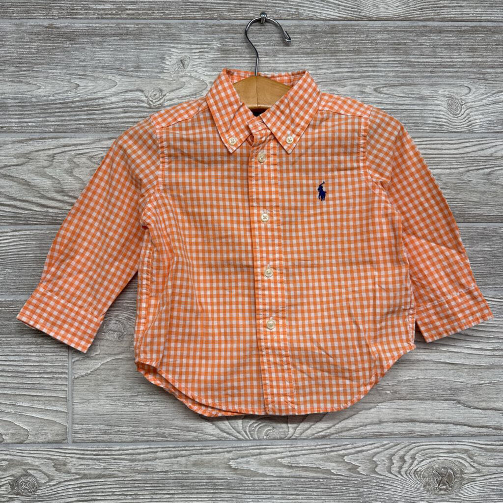 LS Button Up Shirt Gingham