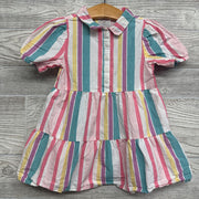Button Up Dress Stripes