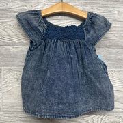 NEW Weathered Flutter Sleeve Shirt & Shorts Embroidered