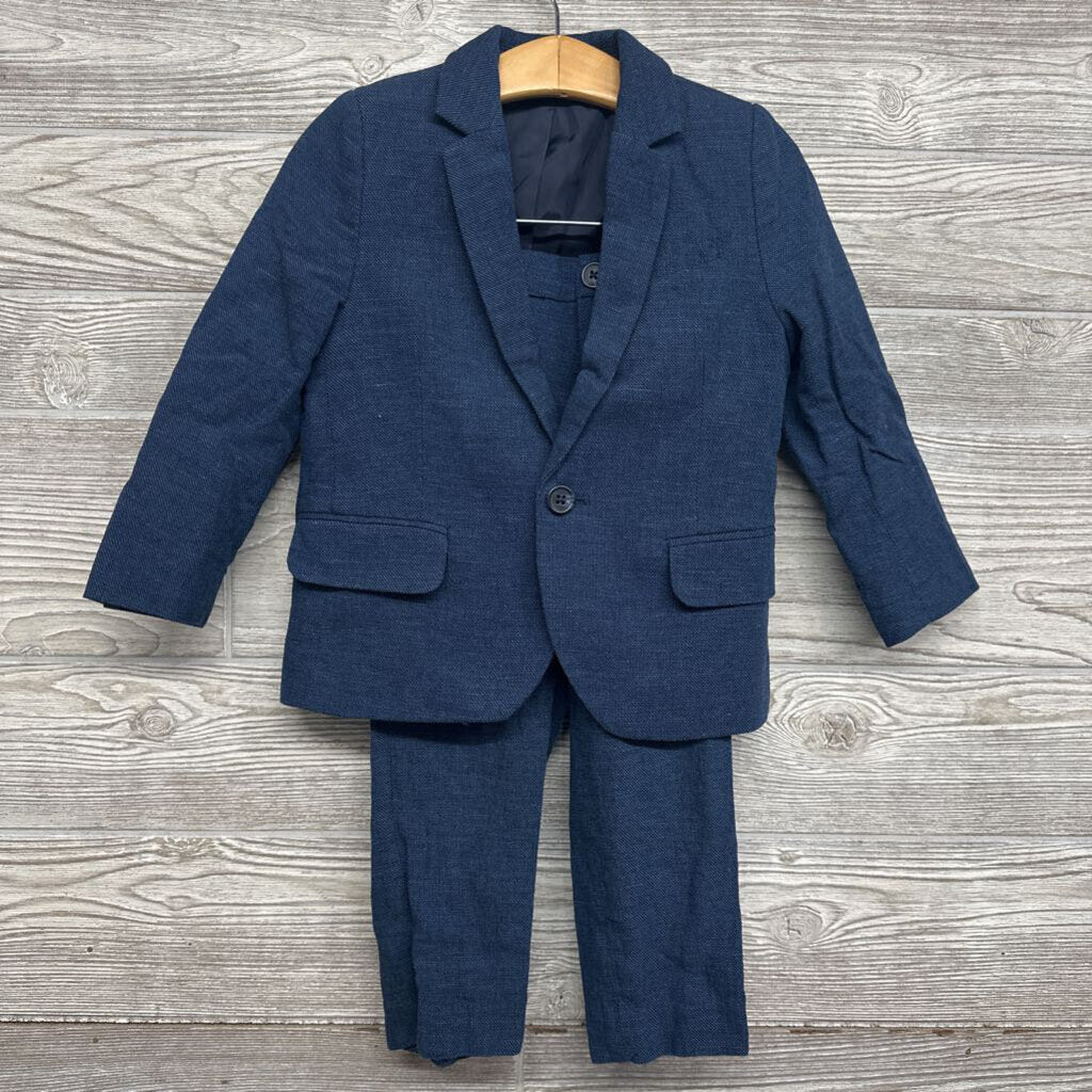 Textured Suit Jacket & Pants