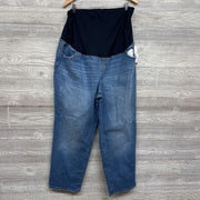 NEW Full Panel 90's Straight Distressed Jeans