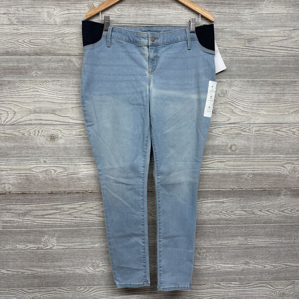 NEW Side Panel Distressed Skinny Jeans