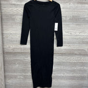NEW LS Seamless Dress Back Slit