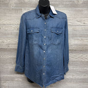 NEW Pearl Snap Western Blouse