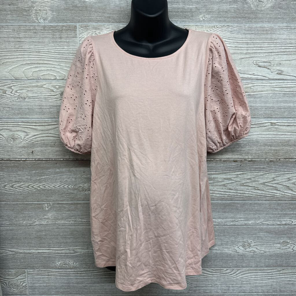 NEW Blouse Eyelet Sleeve