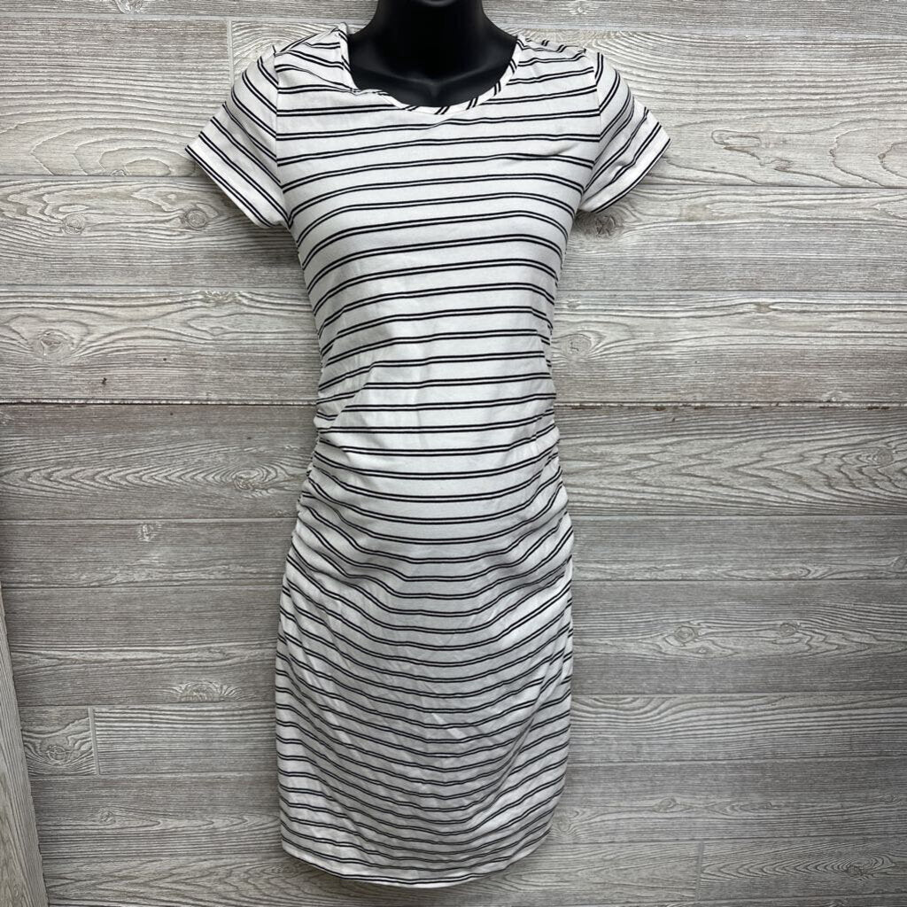 NEW Ruched Dress Stripes
