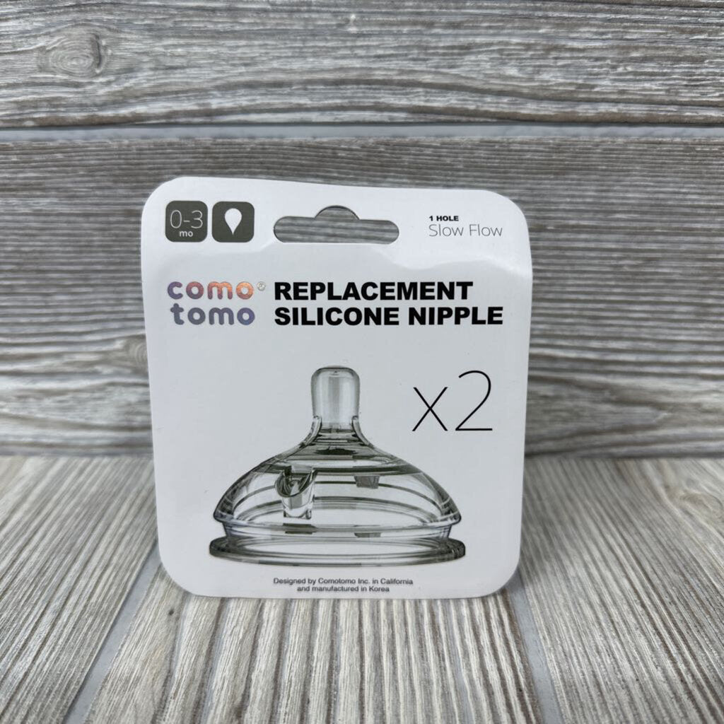 NEW 2 Pk Slow Flow Nipples