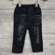 Ripped Pull On Jeans