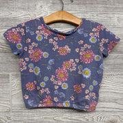Cross Back Terry Shirt Flowers