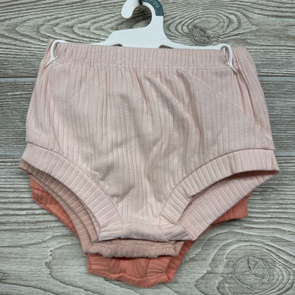NEW 3 Pk Ribbed Bloomers
