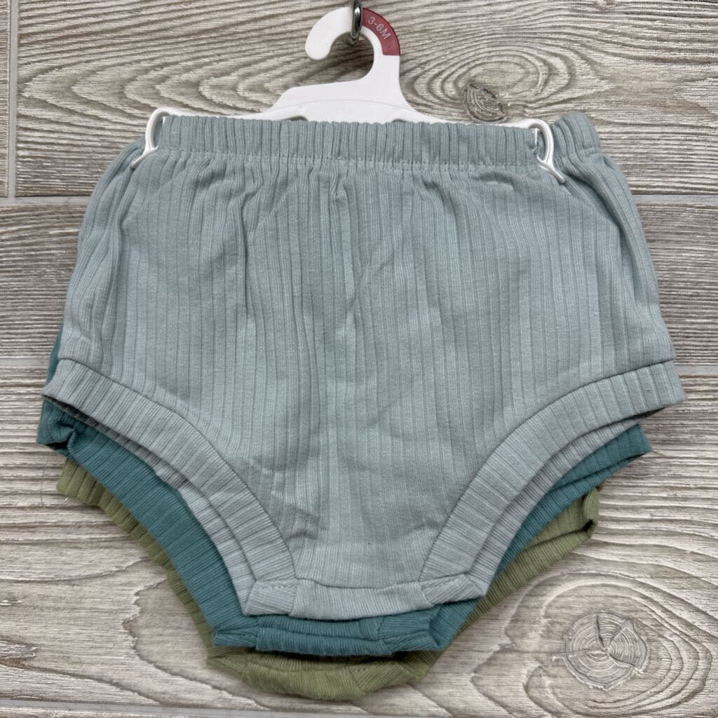 NEW 3 Pk Ribbed Bloomers