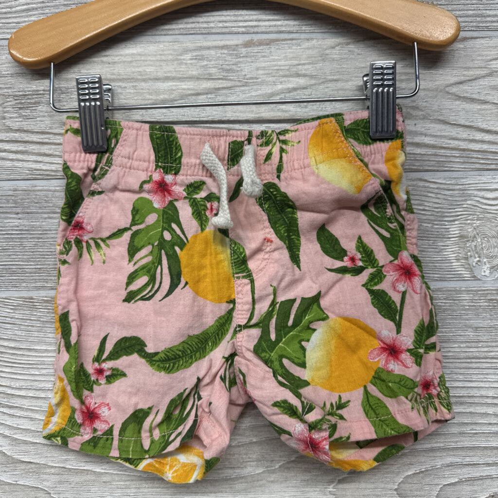 Linen Shorts Lemons
