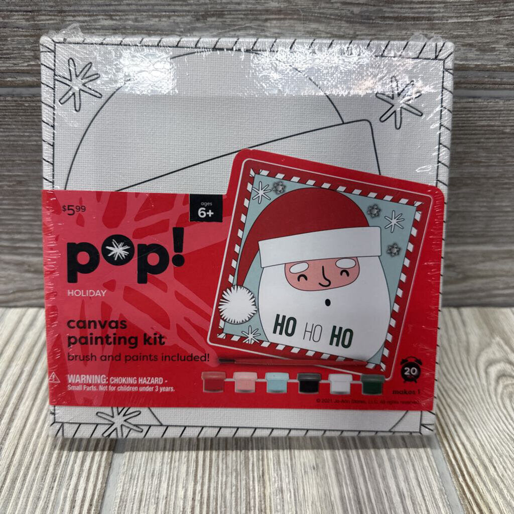 NEW Santa Canvas Painting Kit