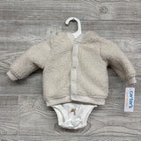 NEW LS Bodysuit Animals & Sherpa Jacket