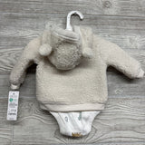 NEW LS Bodysuit Animals & Sherpa Jacket
