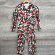 2 Pc LS Button Up PJs Holly Jolly