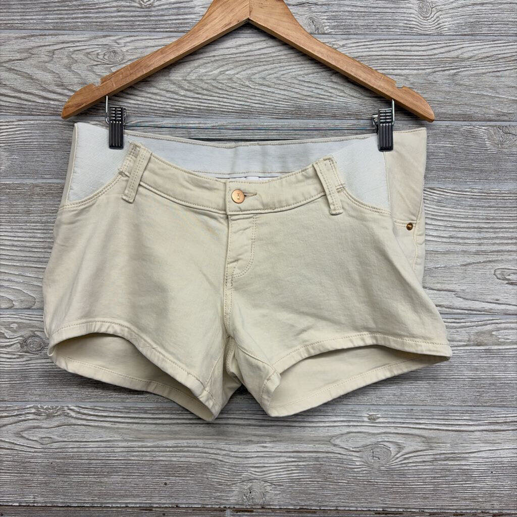 NEW Side Panel Midi Denim Shorts