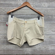 NEW Side Panel Midi Denim Shorts