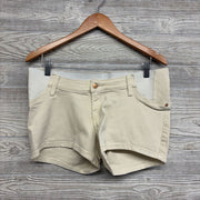 NEW Side Panel Midi Denim Shorts