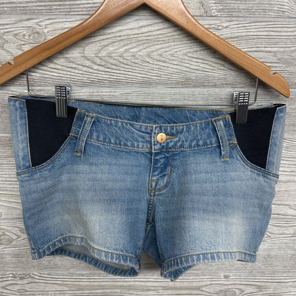 Side Panel Midi Shorts