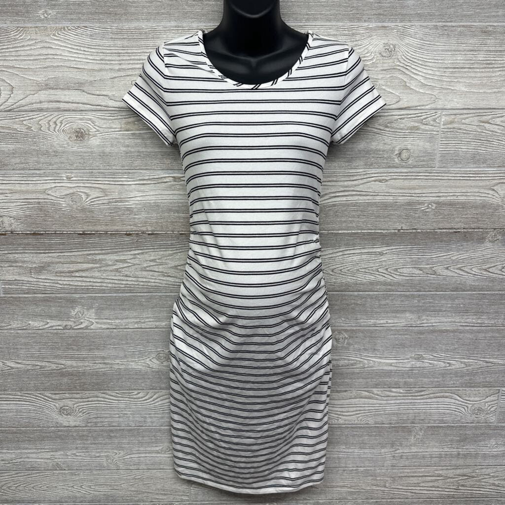 NEW Ruched Dress Stripes