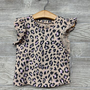 NEW Ruffle Sleeve Shirt & Shorts Animal Print