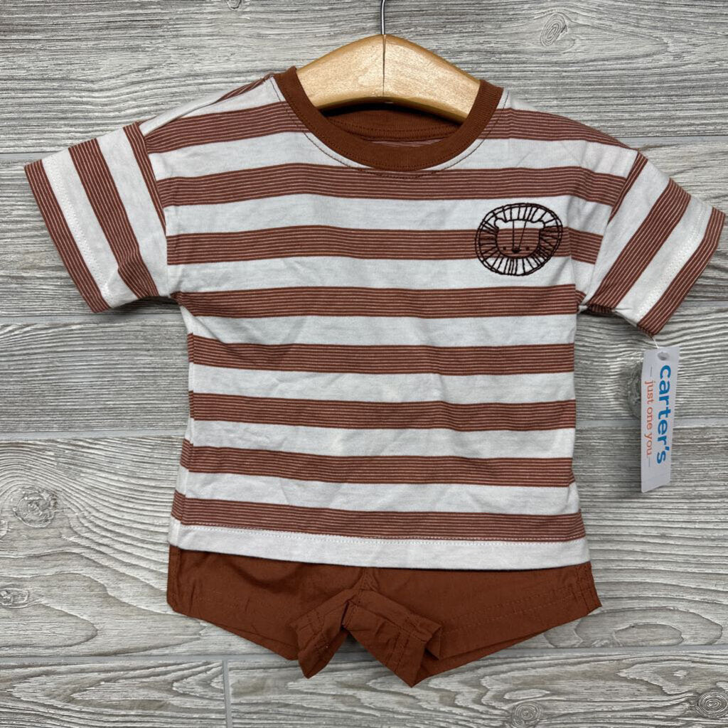 NEW Shirt & Shorts Stripes & Lion