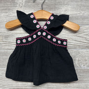 NEW Muslin Strap Outfit Embroidered Flowers