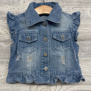 SS Denim Jacket Flutter Sleeves