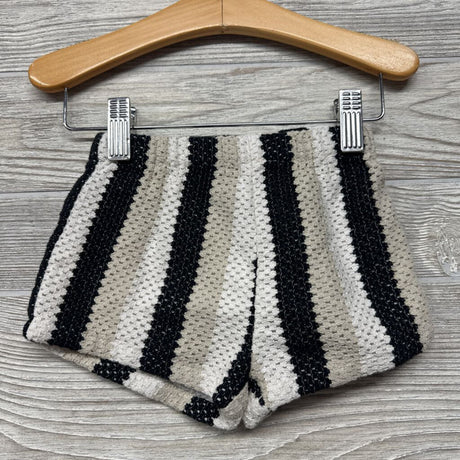 Crochet Overlay Tank Top & Shorts Stripes
