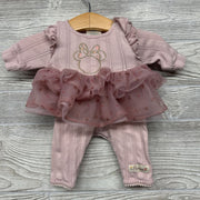 LS Tutu Pointelle Tunic & Leggings Minnie Mouse