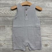 NEW Gauze Tank Henley Shorty Romper