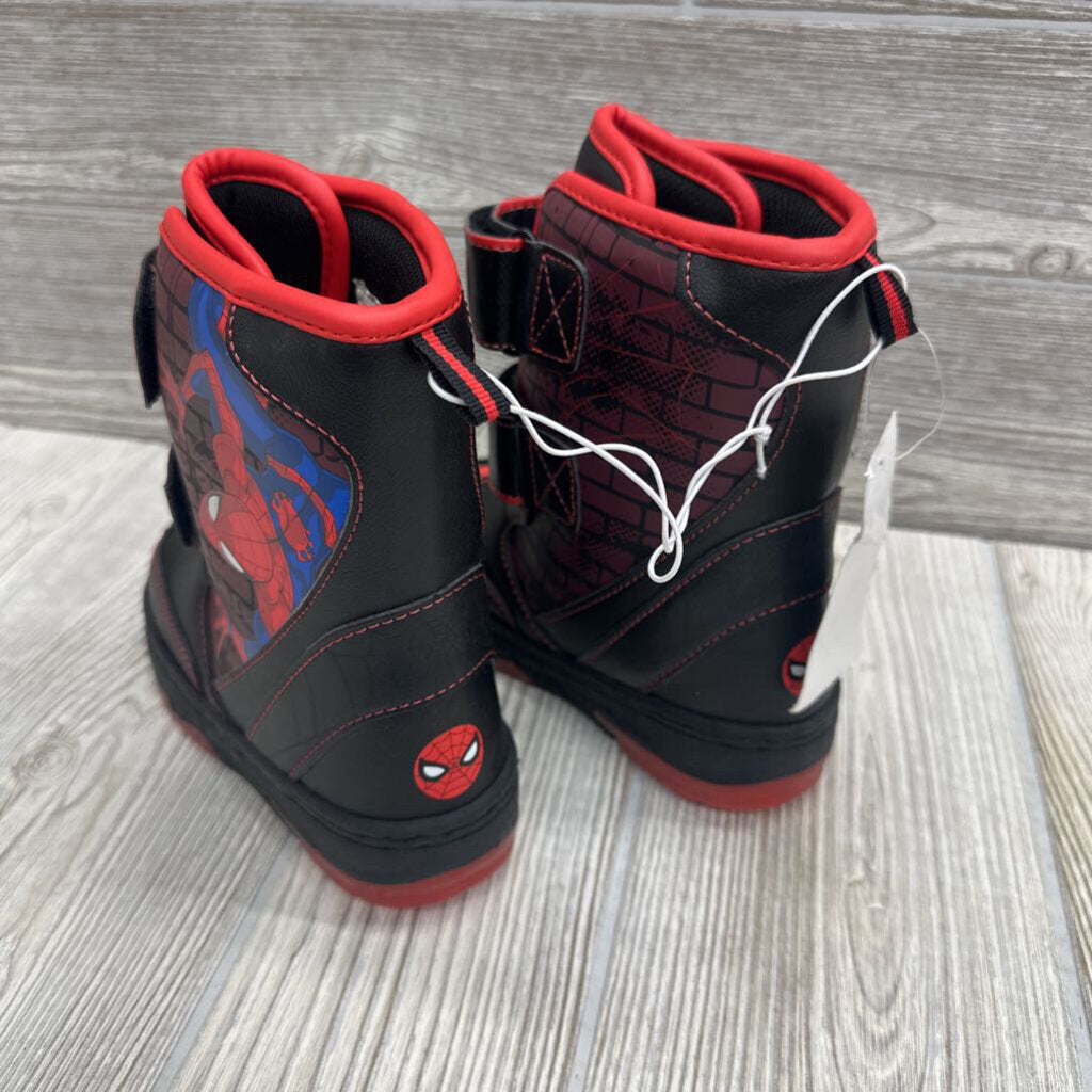 NEW Light Up Spiderman Snow Boots 8c