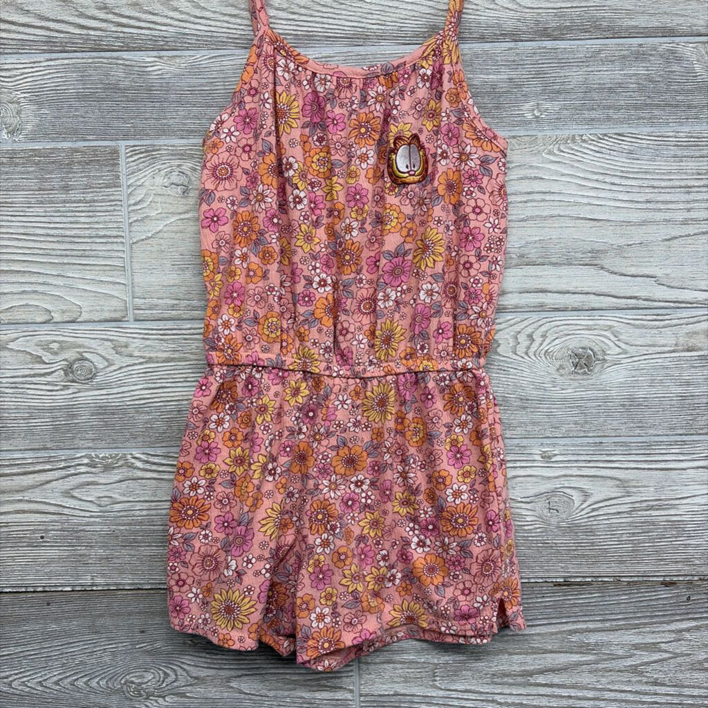 Tank Romper Flowers Garfield