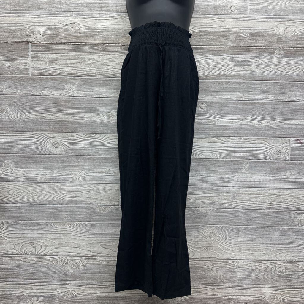 Smocked Wide Leg Pant