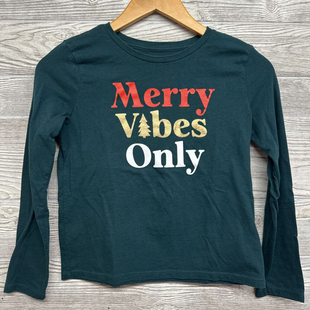 Ls Shirt Merry Vibes Only