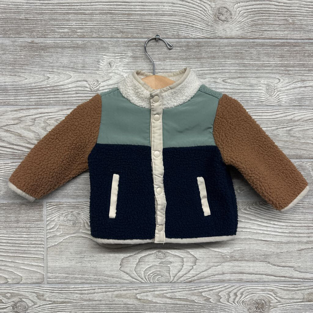 Snap Front Sherpa Jacket