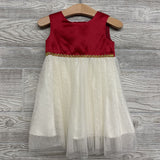 Glitter Tulle Dress & Flower Faux Fur Coat