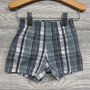 Plaid Pull On Shorts